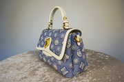 WLH-1617 Blue & White Chic Style Handbag ( Queen's Favorite )