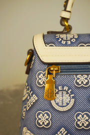 WLH-1617 Blue & White Chic Style Handbag ( Queen's Favorite )