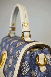 WLH-1617 Blue & White Chic Style Handbag ( Queen's Favorite )