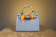 WLH-1601 Light Blue Chic Style Leather Handbag
