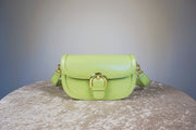 WLH-2303 Lemon Green Chic Style Leather Handbag