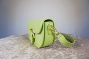 WLH-2303 Lemon Green Chic Style Leather Handbag