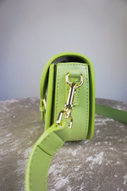 WLH-2303 Lemon Green Chic Style Leather Handbag