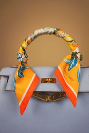 WLH-1601 Light Blue Chic Style Leather Handbag