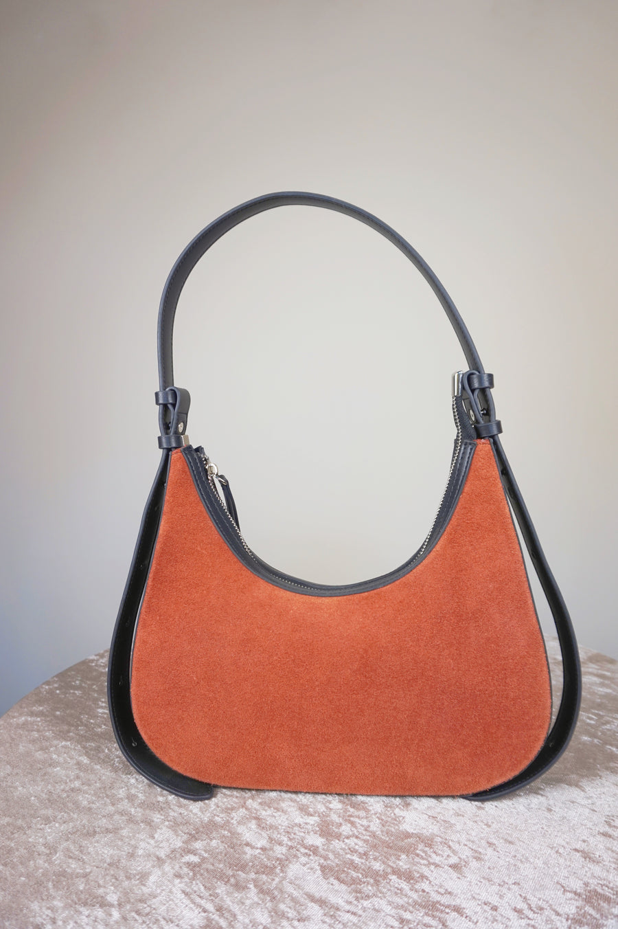WLH-0368 Dark Red Casual Style Leather Handbag