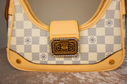 WLH-0518 Cream & Camel Check Handbag