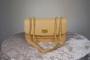 WLH-0228 Camel Elegant Style Leather Handbag