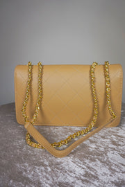 WLH-0228 Camel Elegant Style Leather Handbag