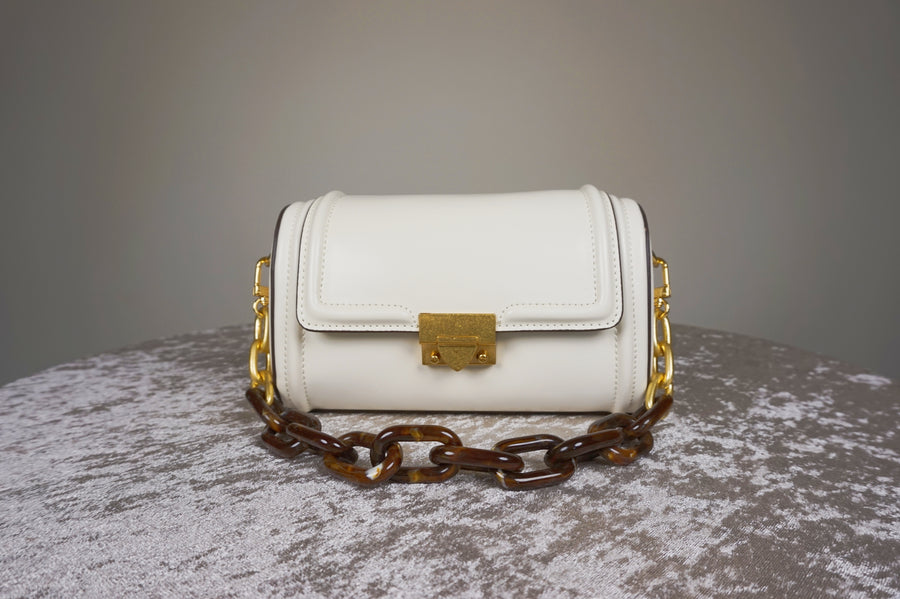 WLH-0701 White Chic Style Leather Handbag