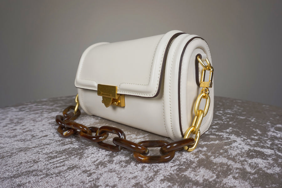 WLH-0701 White Chic Style Leather Handbag