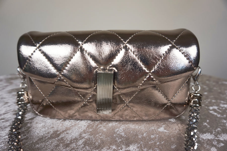 WLH-0811 Rose Gold Chic Style Leather Handbag