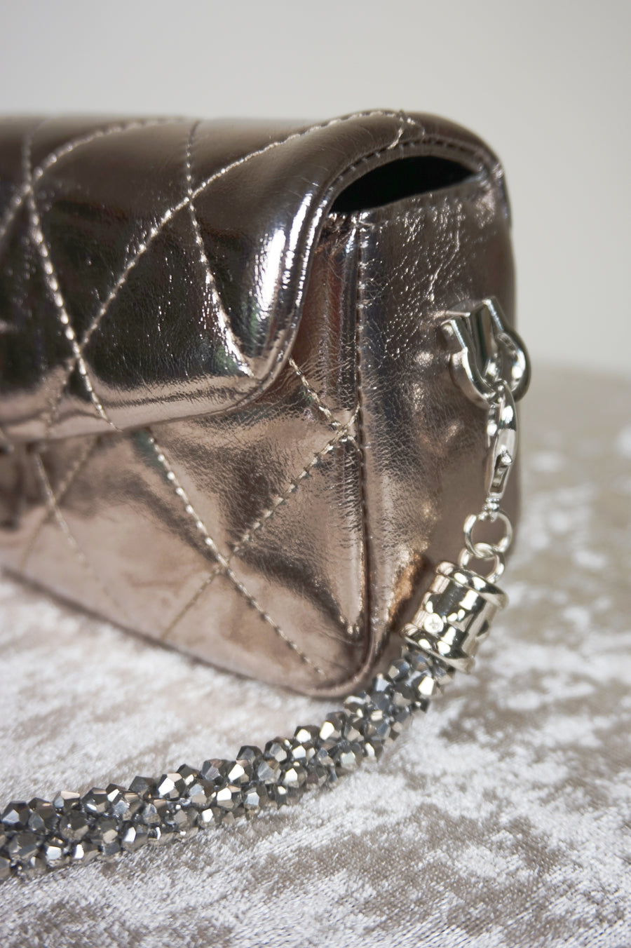 WLH-0811 Rose Gold Chic Style Leather Handbag