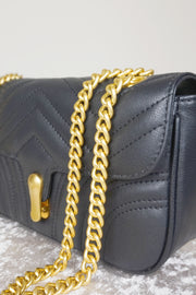 WLH-2806 Black Chic Style Leather Handbag