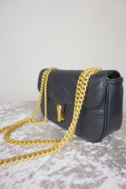 WLH-2806 Black Chic Style Leather Handbag