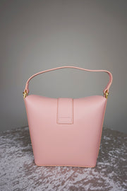 WLH-2304 Pink Chic Style Leather Handbag