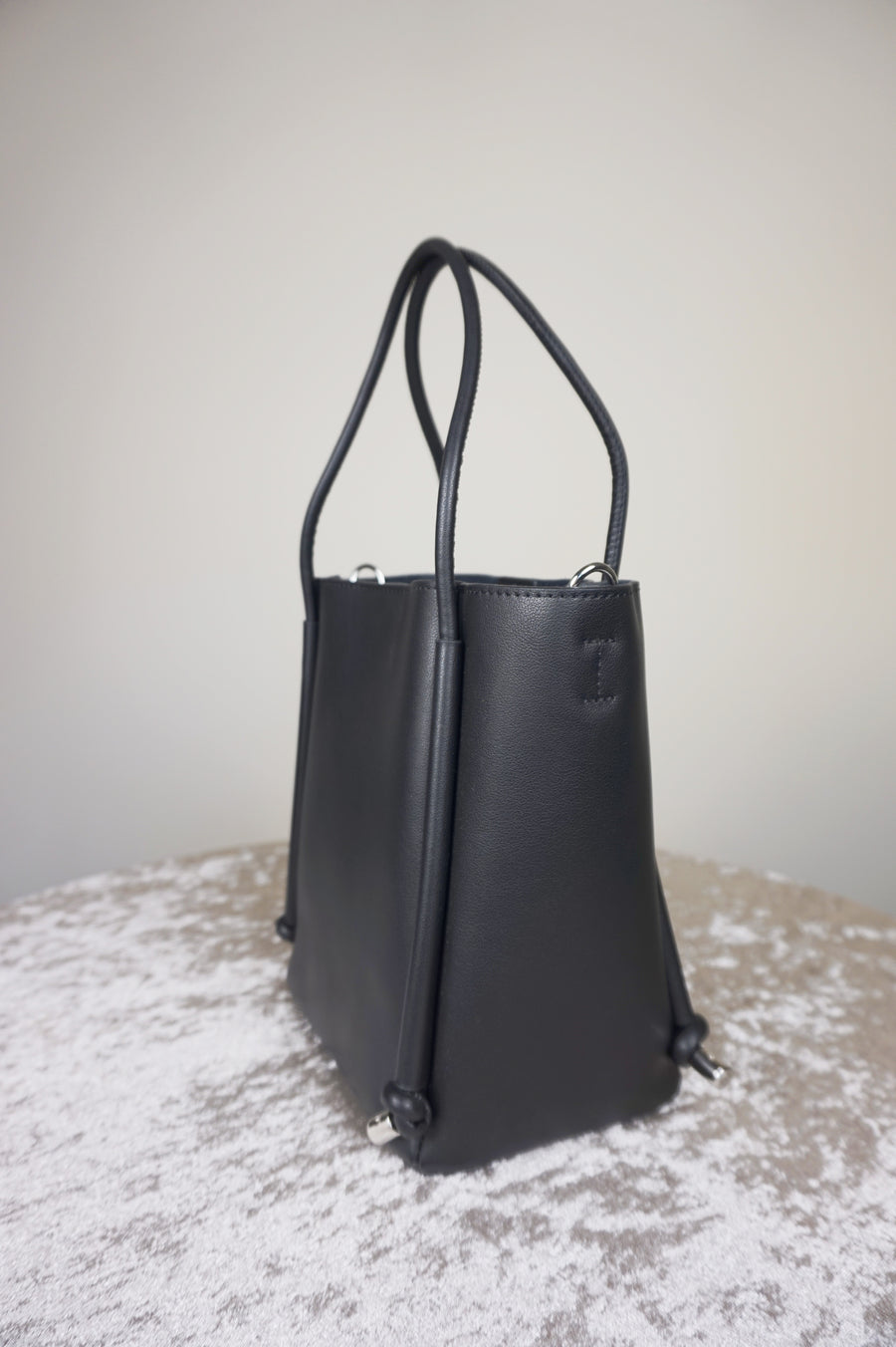 WLH-2803 Black Chic Style Leather Handbag