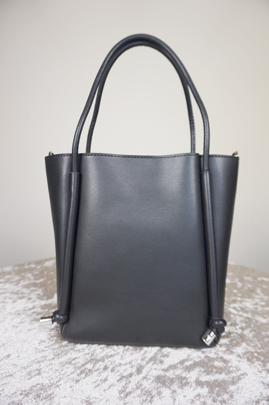 WLH-2803 Black Chic Style Leather Handbag