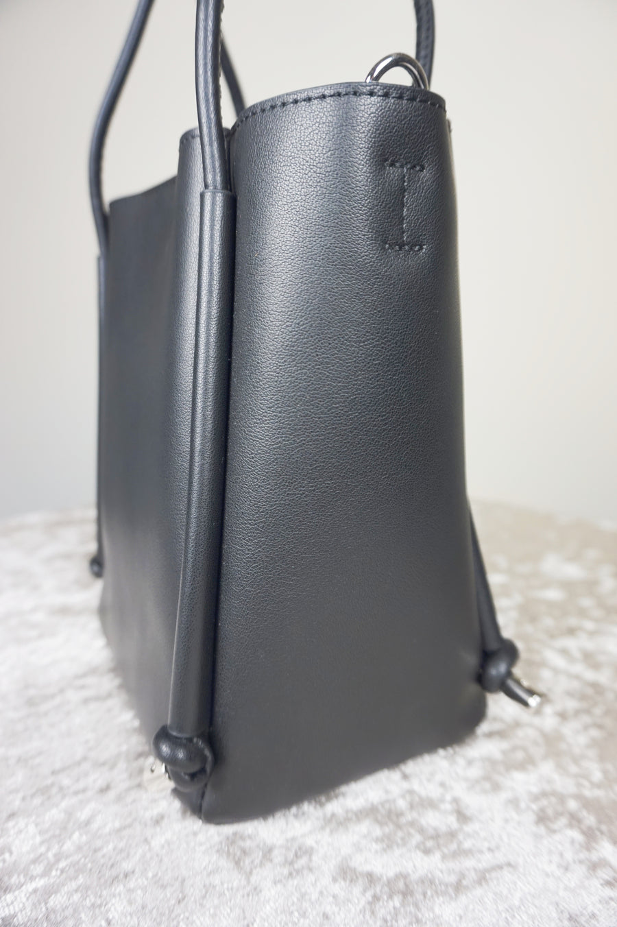WLH-2803 Black Chic Style Leather Handbag