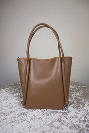 WLH-2801 Brown Chic Style Leather Handbag