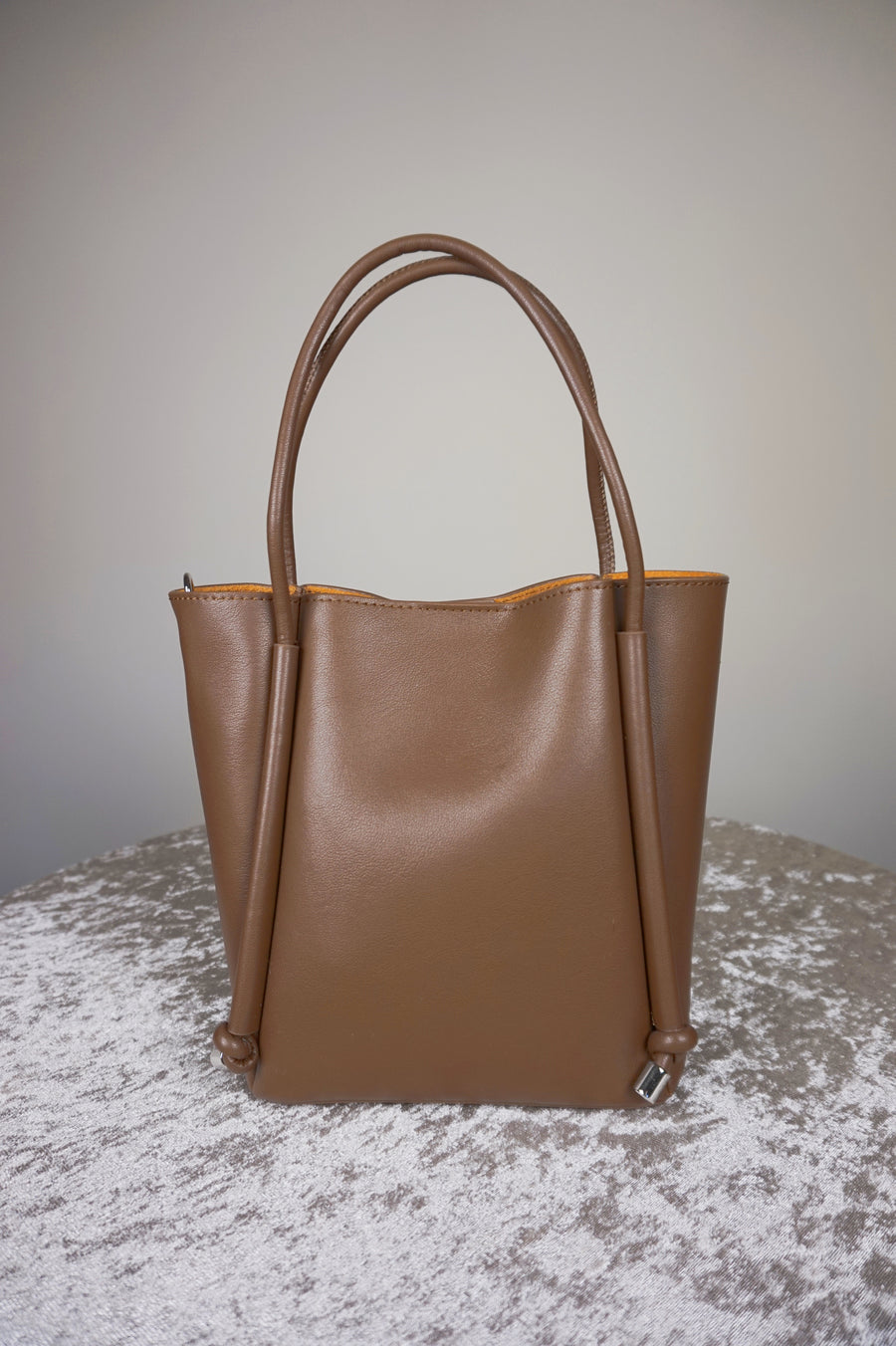 WLH-2801 Brown Chic Style Leather Handbag