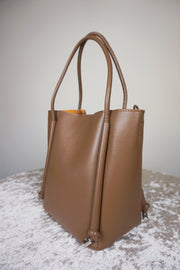 WLH-2801 Brown Chic Style Leather Handbag