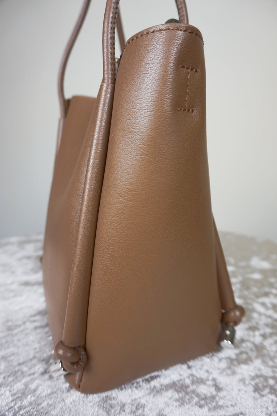 WLH-2801 Brown Chic Style Leather Handbag