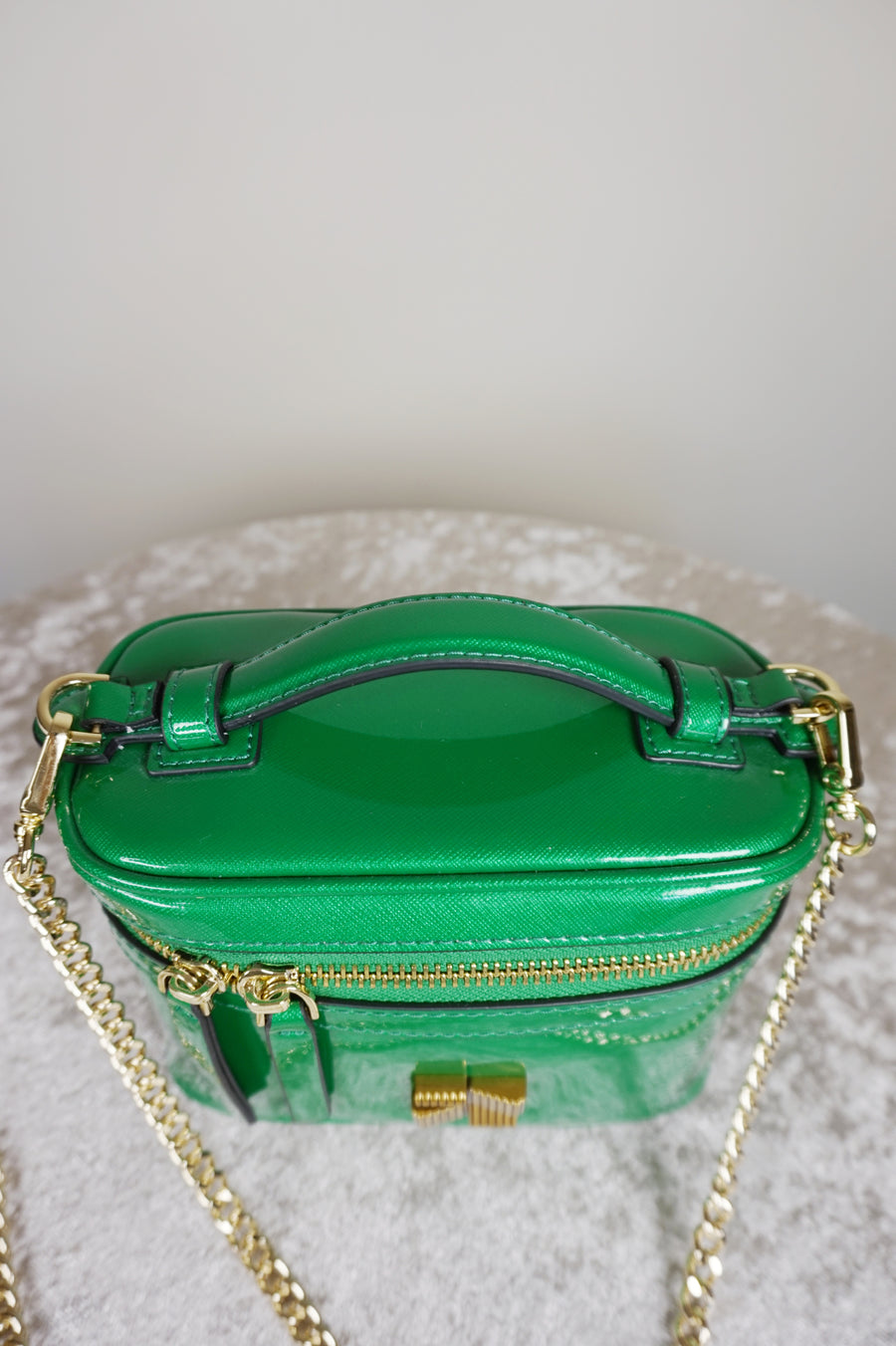 WLH-0814 Green Cute Style Leather Bag