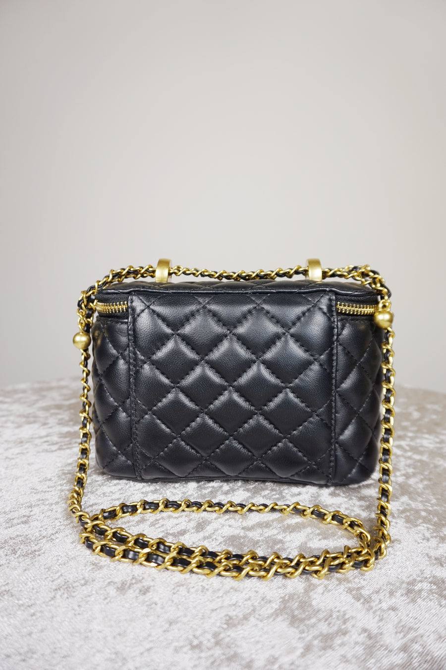 WLH-1401 Black Check Cute Style Leather Bag