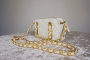 WLH-2808 Beige Cute Style Leather Bag
