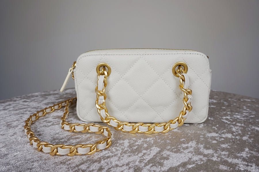 WLH-2808 Beige Cute Style Leather Bag