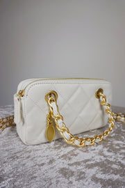 WLH-2808 Beige Cute Style Leather Bag