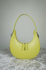 WLH-2401 Avocado Half Moon Leather Handbag