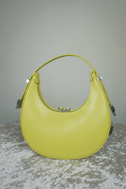 WLH-2401 Avocado Half Moon Leather Handbag