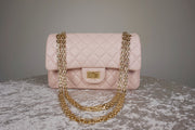 WLH-2302 Light Pink Check Luxury Style Leather Handbag