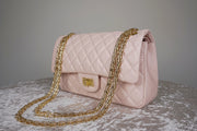 WLH-2302 Light Pink Check Luxury Style Leather Handbag