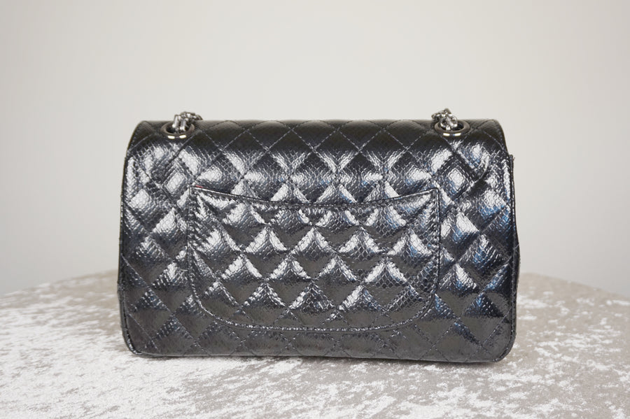 WLH-2306 Black Check Luxury Style Leather Handbag