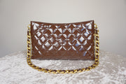 WLH-2308 Chocolate Check Luxury Style Leather Handbag ( Queen's Favorite )