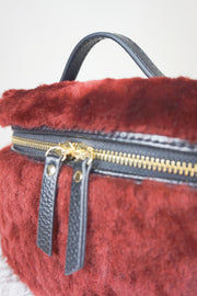WLH-0813 Wine Red Cute Style Leather Bag