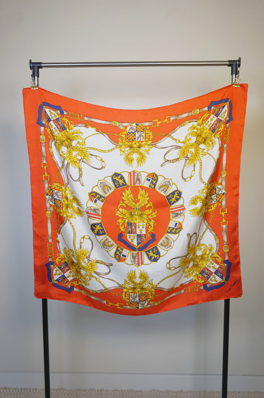 WSS-5806 Red Royal Style Silk Scarf