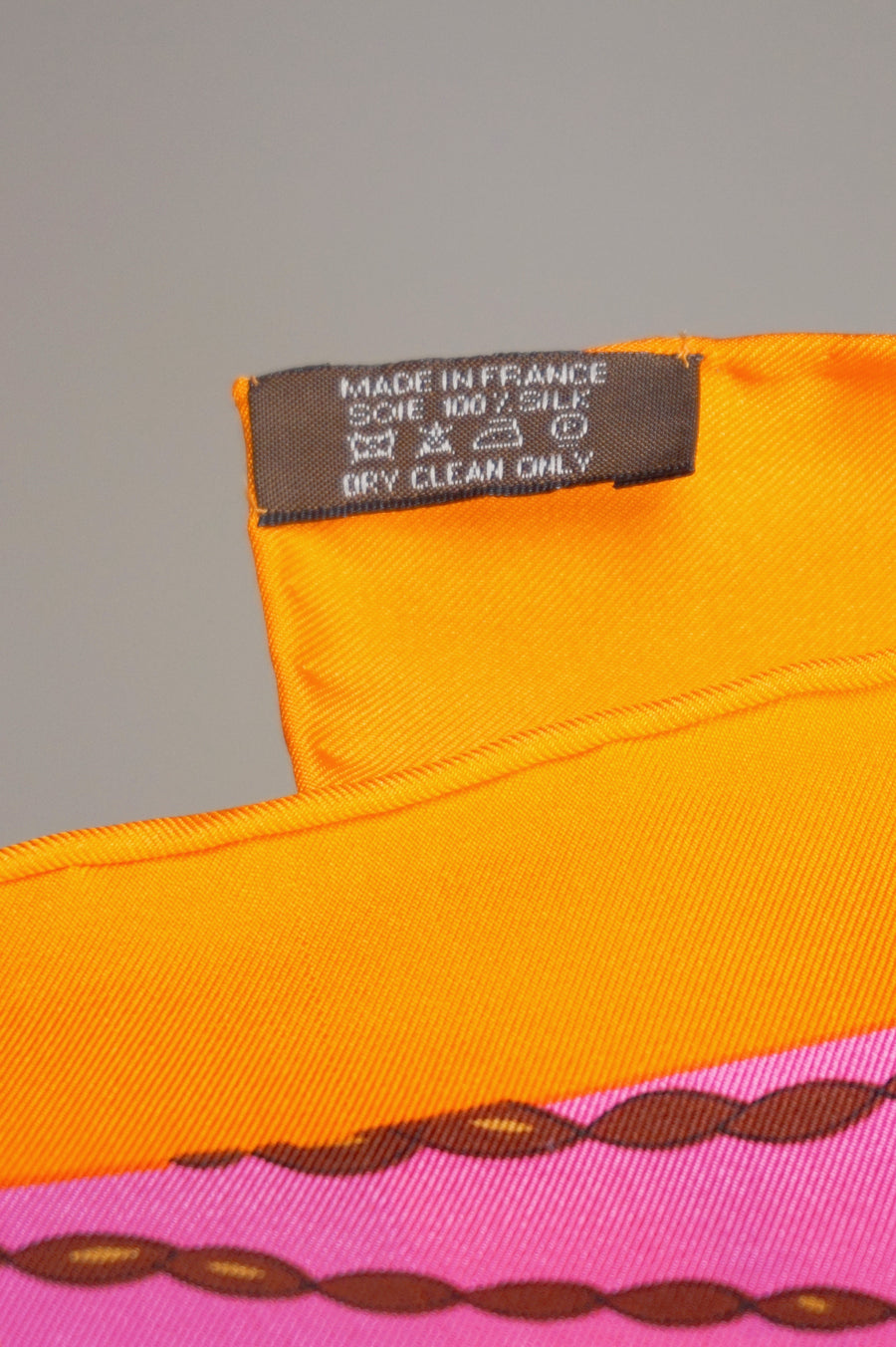 WSS-5817 Pink & Orange Luxury Style Silk Scarf