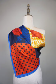 WSS-5830 Rose & Jewellery Luxury Style Silk Scarf ( Queen's Favorite )