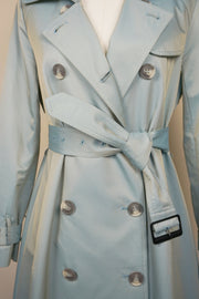 WTC-40105 Pale Blue Chameleon Trench Coat ( water-resistant )