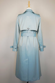 WTC-40105 Pale Blue Chameleon Trench Coat ( water-resistant )