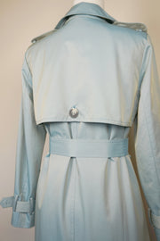 WTC-40105 Pale Blue Chameleon Trench Coat ( water-resistant )