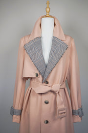 WTC-0009 Coral Chic Style Trench Coat