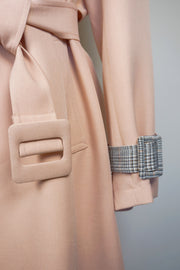 WTC-0009 Coral Chic Style Trench Coat