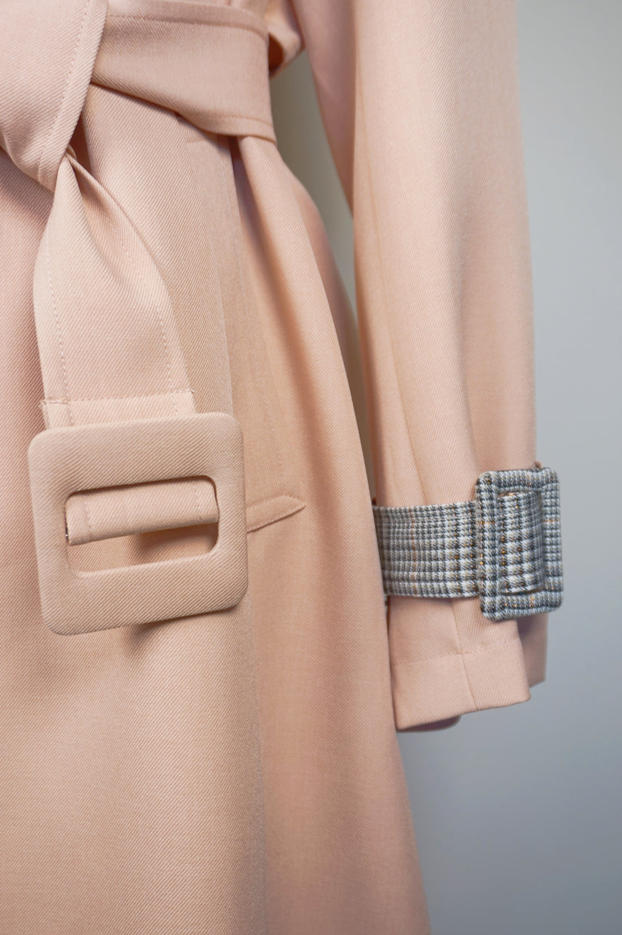 WTC-0009 Coral Chic Style Trench Coat