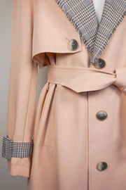 WTC-0009 Coral Chic Style Trench Coat
