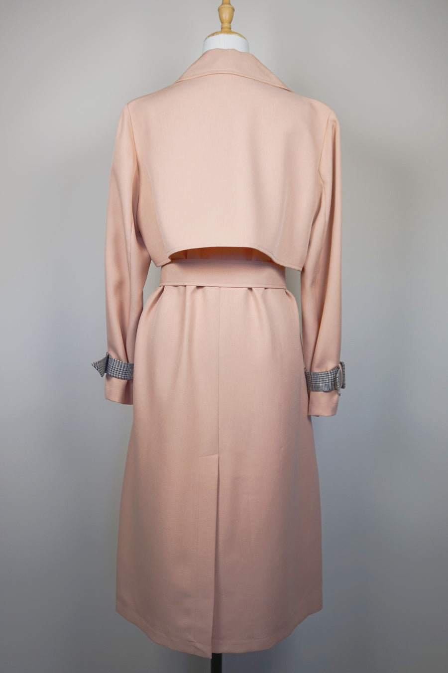 WTC-0009 Coral Chic Style Trench Coat