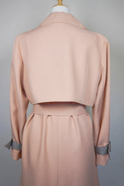 WTC-0009 Coral Chic Style Trench Coat